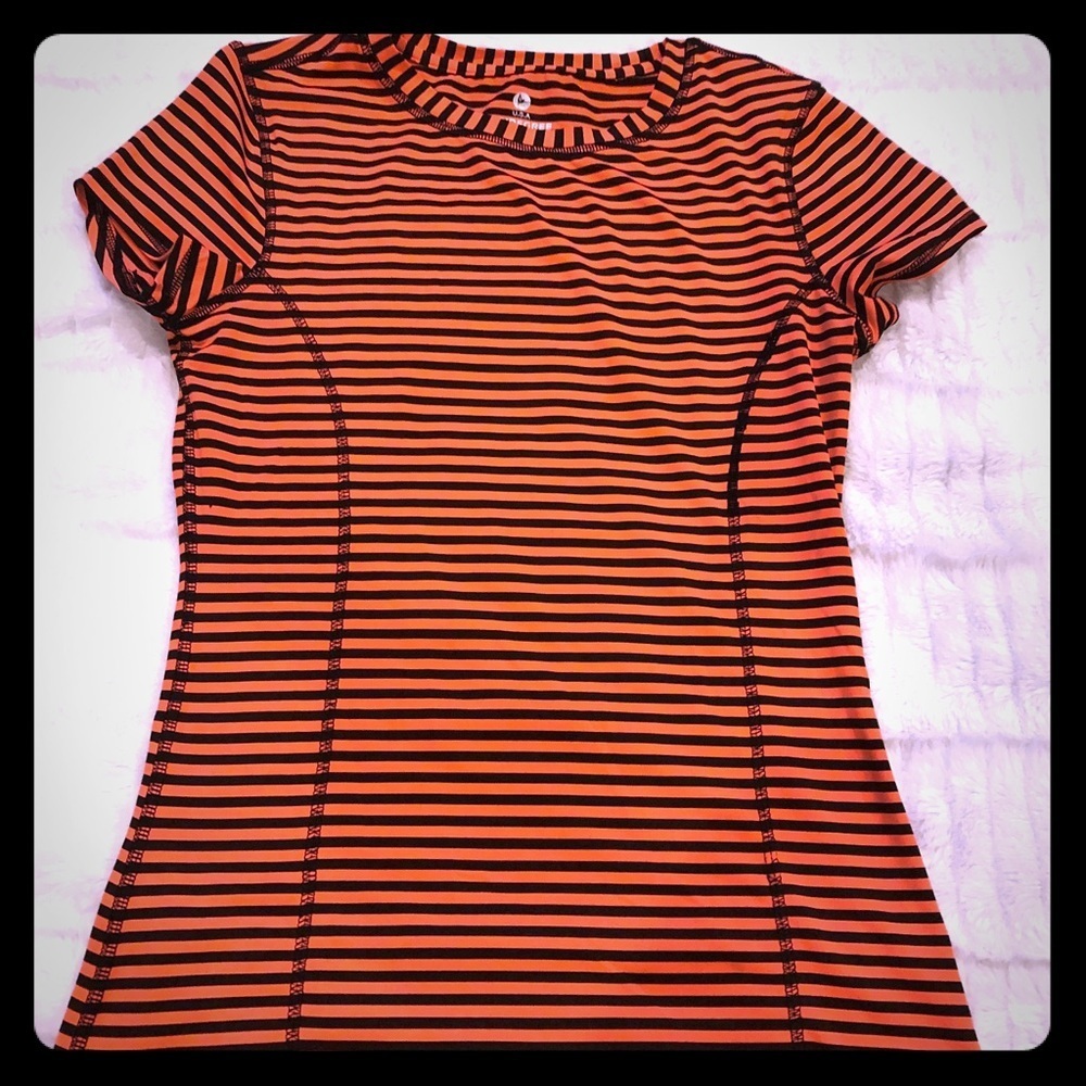 Stripes Workout Top